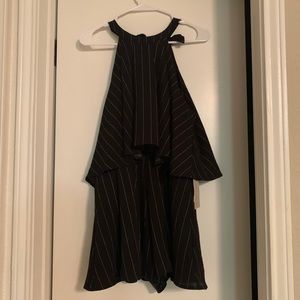 Brand new lizard thicket striped halterneck romper
